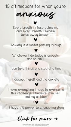 Positive Quotes For Life Encouragement, 10 Affirmations, Positive Quotes For Life Happiness, A Course In Miracles, Positive Self Affirmations, Mental And Emotional Health, Self Care Activities, Coping Skills, Self Improvement Tips