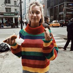 Buy More, SAVE More!

One size



Bust : 110cm
Length: 62cm
Sleeve length: 56cm Rainbow Turtleneck, Oversized Pullover Sweaters, Oversized Striped Sweater, Knitted Clothes, Turtleneck Sweaters, Sweaters Women, Rainbow Sweater, Sweater Outfit, Ladies Turtleneck Sweaters