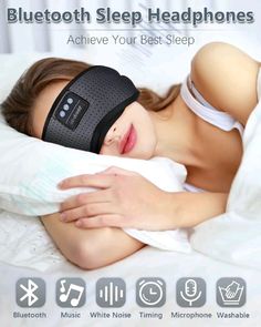 It is the product which is useful during sleep. It helps to hear music or song during sleep with very comfortable manner so if you want to know more about this product click the picture. Eye Mask Sleep, Latest Tech Gadgets, Sleep Eye, Gifts Men