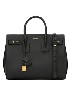 Saint Laurent Sac De Jour Medium in Supple Grained Leather Ysl Purse, 2025 Fashion, Black Bag, Fabulous Fashion, In The Bag, Fashion Sense, Clutches, Saint Laurent, Wish List