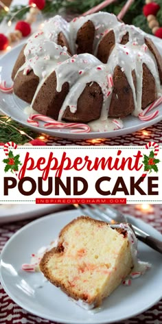 Looking for a holiday dessert that’s both simple and special? With a moist texture, a hint of mint, and a beautiful glaze, this Peppermint Pound Cake is as easy to make as it is delicious. It’s a crowd-pleaser everyone will love! Peppermint Recipes, Peppermint Cake, Best Christmas Desserts, Easy No Bake Cheesecake, Sour Cream Pound Cake, Christmas Recipes Easy, Pound Cake Recipe, Easy Holiday Recipes