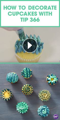 how to decorate cupcakes with tip366