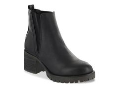 Mia Jody Chelsea Boot | DSW Chelsea Boot Women, Heeled Chelsea Boots, Mia Shoes, Weather Boots, Moto Style, Black Chelsea Boots, Fashion Deals, Womens Ankle Boots, Chelsea Boot