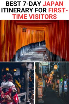 the best 7 day japan itinerary for first - time visitors