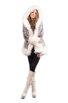 WOMEN'S PLAYA PETITE COAT FEATURES High quality faux fur. Lined with ultra cozy cuddle seal fabric. 2 Inside zipper pockets on the front sides of the coat. 2 Outside pockets to keep your hands warm. 6" Invisible zipper ID "secret" pocket on the inside left chest lining. 4 Hook & eye closures. Inside back pack straps to wear the coat like a cape when you are hot. Length is approx. 29”. Do you want to feel like you are wearing the coziest hug ever? The Petite Playa Coat made in our coat cuddle pri