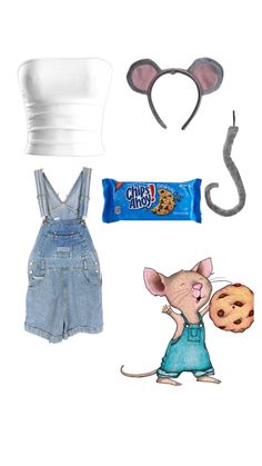 an image of a mouse costume and other items