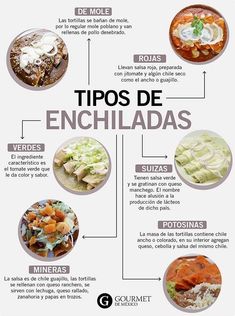 a poster with different types of food in spanish, english and latin language on it