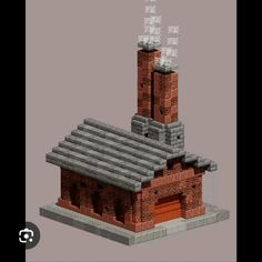 an image of a building made out of bricks