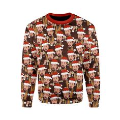 Laugh Meme, 3d Sweater, Cozy Knit Sweater, Wool Blend Sweater, Print Sweatshirt, Trendy Colors, Apparel Design, Ugly Sweater, Ugly Christmas