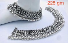 Anklets Design, Desi Earrings, Anklet Design, Trendy Silver Jewelry, Indian Wedding Jewelry Sets