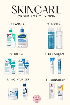 Looking for a HEALTHY skin? Here is an skincare order for oily skin. some. From cleanser to suncreen : CeraVE cleanser, Cetaphil cleanser, Cetaphil Face Wash, Toner, Paula's choise toner, Anua heartleaf 77% soothing toner, CeraVe PM Facial Moisturizing Lotion, Night Cream with Hyaluronic Acid and Niacinamide, eye cream, eye cream for night, CeraVe Moisturizing cream, CeraVe Moisturizing Lotion, Moisturizer, suncreen oil free, CreraVe suncreen SPF 50, Cerave Hyaluronic Acid Serum for Face with Vitamin B5 and Ceramides , Under Eye Cream for Dark Circles and Puffiness, skincare routine acne, skincare product. Click the link for more product. Cetaphil Face Wash, Products For Oily Skin, Haut Routine, Men Skin Care Routine, Skincare For Oily Skin, Skin Care Basics, Face Skin Care Routine