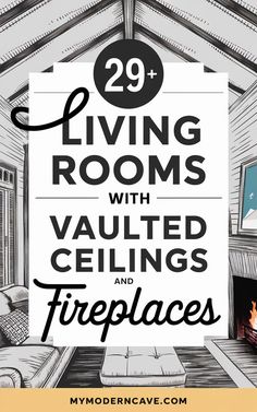 Looking to elevate your living room? These 29+ ideas featuring vaulted ceilings and fireplaces blend grandeur with coziness for the ultimate design inspiration. Explore layouts with statement lighting, rustic beams, and unique fireplace designs that work for contemporary, farmhouse, or traditional spaces. Perfect for adding character and warmth, these living rooms transform your space into a haven of style and relaxation. Discover ideas that bring out the best in your home’s architecture. Stunning Living Rooms, Rustic Beams, Unique Fireplace, Fireplace Designs, Statement Lighting, Contemporary Farmhouse