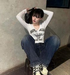 How To Have Style, Korean Outfits, Looks Style, Teen Fashion Outfits, Ulzzang Girl, Outfits Casuales, Cute Casual Outfits