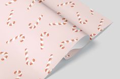 Candy Cane Wrapping Paper - Christmas Gift Wrap - Aesthetic Wrapping Paper - Packaging and Wrapping - Holiday Gift Gift Wrap Aesthetic, Wrap Aesthetic, Wrapping Paper Packaging, Merry Christmas Ya Filthy Animal, Pink Christmas Decorations, Christmas Gift Wrap