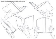 hands are holding books and touching each other