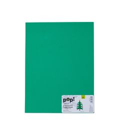 a green paper with the word pop on it