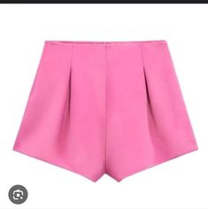 Questions? Leave A Comment Below! Balloon Shorts, Hot Pink Denim, Light Color Jeans, Zara Skort, Pink Denim Shorts, Studded Shorts, Olive Green Shorts, Drawstring Waist Shorts, Crochet Shorts