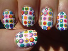 Thanks for watching and stay tuned next week for part 2 of this design!! Subscribe so you don't miss it :)Music by dano at danosongs.com Polka Dot Nail Art Designs, Dot Nail Art Designs, Polka Dot Nail Art, Dot Nail Art, Polka Dot Nails, Her Nails, Dots Nails, Nail Swag