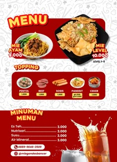 Halooo, aku graphic design UMKM yang berfokus di bidang desain UMKM seperti banner, spanduk, x banner, menu, dll. Dan di atas adalah salah satu design buat client ku, kalo kalian berminat buat pake jasaku, langsung klik link di bio yaa! Desain di atas boleh jadi refrensii <3 Menu Poster Design, Dimsum Menu Design Ideas, Menu Poster, Design Menu Makanan, Bio Link Design, X Banner, Dimsum Menu Design, Menu Graphic Design, Mie Level