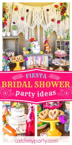 fiesta bridal shower party ideas