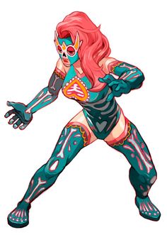 Luchador Character Art, Luchador Character Design, Skull Character Design, Luchador Art, R Mika, Third Strike, Skull Character, Woman Fighter