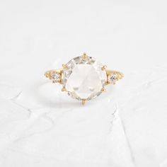 |14k Yellow Gold Rose Cut Engagement Rings, Champagne Diamonds Engagement, Melanie Casey, Rosecut Diamond Ring, Gold Ring Designs, Rose Engagement Ring, Ideal Wedding, Oval Cut Diamond, Champagne Diamond