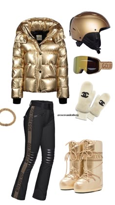 Ski outfit #goldbergh Skiing Fashion Outfits, Snow Skiing Outfits For Women, Skii Outfit, Ski Outfits, Ski Outfit For Women, Ski Fits, Ski Fit, Rich Outfits, Ski Trip Outfit