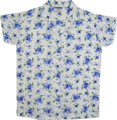 This floral shirt is a must-have for the hot and humid summers.  With a light, soft cotton fabric, this ensures a light-weight look and feel, which is perfect for the day. #tlb #vacationclothing #beachwrap #Floral #Printed #SummerShirt #FloralCottonShirt #Cottonshirt #BeachShirt White Cotton Camp Shirt With Floral Print, Summer Printed Tops For Daywear, Floral Print Cotton Shirt For Beach, Summer Cotton Camp Shirt With Floral Print, Casual Floral Print Loungewear Shirt, Casual Floral Print Shirt For Loungewear, Summer Cotton Blouse For Daywear, Casual Daywear Shirt With Floral Print, Casual Floral Print Shirt For Daywear