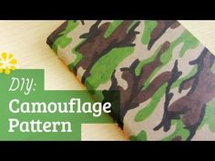 the camouflage pattern has been made with green and brown fabric, which is very easy to sew