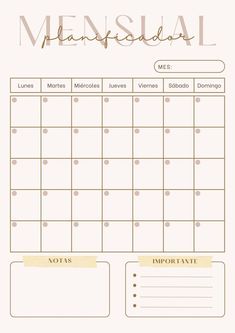 a printable calendar with the words menswoal and dates in gold on it