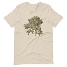 Tree Shirt This t-shirt is everything you've dreamed of and more. It feels soft and lightweight, with the right amount of stretch. It's comfortable and flattering for both men and women. * 100% combed and ring-spun cotton (Heather colors contain polyester) * Ash color is 99% combed and ring-spun cotton, 1% polyester * Heather colors are 52% combed and ring-spun cotton, 48% polyester * Athletic and Black Heather are 90% combed and ring-spun cotton, 10% polyester * Heather Prism colors are 99% com Gnarled Tree, Forest Ideas, Bush Lodge, Goth Hoodie, Horror Shirts, Tree Tshirt, Tree Bag, Nature Tees, Chestnut Trees