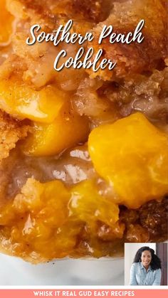 The Easiest Southern Peach Cobbler. Pie Crust Cobbler, Best Peach Cobbler, Summer Desserts Easy Healthy, Crisp Topping