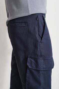 Relaxed fit Cargo Pocket Zipper Closure 100% Cotton Machine wash Origin: Imported Style: M1440057 | DKNY Men's Cargo Pants in Blue Size 3130 Men's Cargo Pants, Polo Women, Polo Sweatshirt, Dkny Jeans, Cargo Pocket, Back Women, Cargo Pant, Denim Leggings, Clothing Essentials