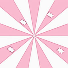 a pink and white striped background with stars in the center, as if it were an umbrella