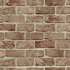 a brick wall that is made out of brown bricks and has no mortars on it