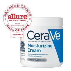 [ HYALURONIC ACID MOISTURIZER ] With hyaluronic acid, ceramides and MVE technology for 24 hour hydration. Rich, velvety texture that leaves skin feeling smooth, it is absorbed quickly for softened skin without greasy, sticky, feel. [ MOISTURIZER FOR DRY SKIN ] A deficiency of ceramides in skin can often be associated with dry skin, which can feel itchy and look flaky. CeraVe Moisturizing Cream is formulated with three essential ceramides & hyaluronic acid. [ GENTLE DAILY MOISTURIZER ] For face and body or can be used as a hand cream for dry skin relief. Holds National Eczema Association (NEA) Seal of Acceptance. Fragrance free, paraben free, allergy-tested, and non-comedogenic. [ 3 ESSENTIAL CERAMIDES ] Ceramides are found naturally in the skin and make up 50% of the lipids in the skin bar Cerave Moisturizer, Face Moisturizer For Dry Skin, Hyaluronic Acid Moisturizer, Cerave Moisturizing Cream, Cream Body, Cream For Dry Skin, Hydrating Moisturizer, Moisturizing Cream, Moisturizer For Dry Skin