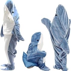 Design: The Wearable Shark Blanket Features A Unique Design That Resembles A Shark, Complete With A Fin, Tail, And Shark-Like Appearance. It Is Designed To Wrap Around The Body, Allowing The Wearer To Slip Their Legs Into The Shark's Mouth, Giving The Illusion Of Being Swallowed By A Shark. Material: The Shark Blanket Is Made From Soft And Cozy Materials, Typically A Combination Of Polyester And Fleece. This Ensures That The Wearer Stays Warm And Comfortable While Using The Blanket. Versatility: Shark Sleeping Bag, Shark Onesie, Shark Blanket, Shark Blankets, Shark Hoodie, Flannel Hoodie, Shark Lover, Animal Blanket, Blanket Hoodie