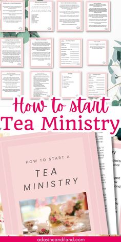 how to start a tea party in minutes