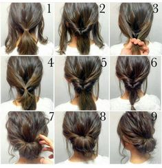 Tutorial Chignon, Easy Formal Hairstyles, Easy Updo, Prom Hairstyle, Formal Hair, Hairstyle Tutorials, 2024 Prom