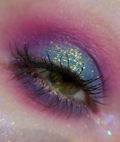 Sparkle Eye Makeup, Madeline Hatter, Pink Look, Rave Makeup, Fun Makeup