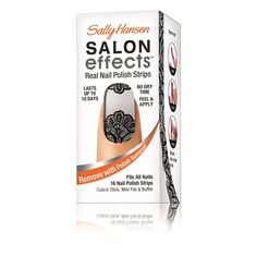 PRICES MAY VARY. Choose from over 40 must have designs including our new French Manicure Tips Removes easily with nail polish remover No dry time; Lasts up to 10 days French Manicure Tips, New French Manicure, Couture Nails, Sally Hansen Nails, Manicure Tips, Nail Cuticle, Amazing Lace, Polish Remover, Nail Polish Strips