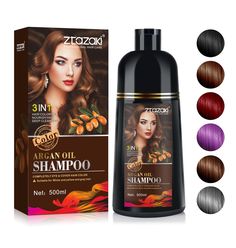 PRICES MAY VARY. MAINTAIN YOUTHFUL HAIR COLOR: Reclaim the vibrant hair of your younger days, restore the lost shine and rejuvenate the health of your weak strands with our hair color shampoo. This specially crafted shampoo nourishes and strengthens weak strands while achieving long-lasting, radiant color. 3-IN-1 GENTLE HAIR DYE: Unlike other regular hair dyes, this shampoo can do it all - clean, color, and take care of your hair in just one step. It'll leave your hair feeling soft, full, and su Chestnut Brown Hair Dye, Coffee Hair Dye, Silver Grey Hair Dye, Gray Hair Coverage, Dark Brown Hair Dye, Shampoo For Gray Hair, Hair Dye Shampoo, Grey Hair Coverage, Coffee Hair