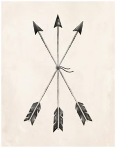 four arrows pointing in different directions with one arrow on each side and the other two