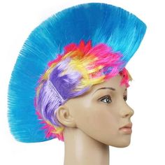 Fashion Cocktail Rainbow Wig Curly Hair Costume Colorful Wigs For Women And Girls Anime Costumes Halloween Role Play Wig Wigs Colorful Straight Hair Girls Easter Party Features: This product is made of high quality synthetic heat fiber, no, no, soft, light and super smooth hair. Measures about 40 cm long and can be cut to its own length to add amazing color and hair. Easy to use. Halloween wig for role play. Different colors support different hairstyles. Match your style and add fun. Can stay fo Tree Of Life Dream Catcher, Dream Catcher Mandala, Camp Tent, Fancy Dress Ball, Rainbow Wig, Crochet Tie, Hair Tie Bracelet, Electric Daisy Carnival, Ultra Music Festival