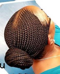 Hairstyles Braids Knotless, Hairstyles For African Women, Braids Into Bun, Latest Braid Styles, Corn Row, New Braided Hairstyles, Ghana Braids Hairstyles, Corn Rows