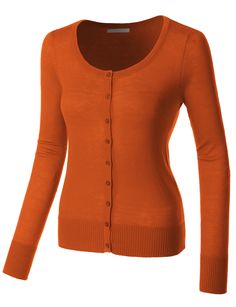 This lightweight round neck fine knit cardigan sweater with stretch is the perfect cardigan for this summer. Pair it with a maxi dress or cami tank top for a casual trendy look. Feature - 55% Cotton / 45% Acrylic - Soft, stretchy material for comfort - Front button down placket - Ribbed band on neck line, sleeves, and bottom hem - Hand wash with cold water / Do not bleach / Color separate / Hang or line dry - Please look at the measurements below for guidance Sizing Info - X-Small- Bust: 30in Sl Fine Knit Cardigan, Perfect Cardigan, Cardigan Long Sleeve, Knitting Women Cardigan, Knit Cardigan Sweater, Bleach Color, Cardigan Long, Chilly Weather, Tops Fall