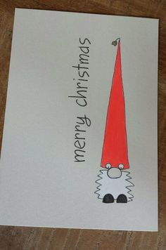 a card with an image of a red cone on it