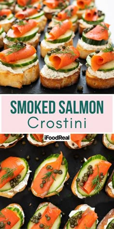 Smoked Salmon Crostini Antipasto Ideas, Christmas Tapas, Smoked Salmon Starter, Smoked Salmon Crostini, Salmon Crostini, Smoked Salmon Platter, Salmon Appetizer Recipes, Salmon Platter, Thanksgiving Charcuterie