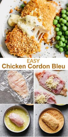 easy chicken cordon bleu casserole recipe with step by step instructions