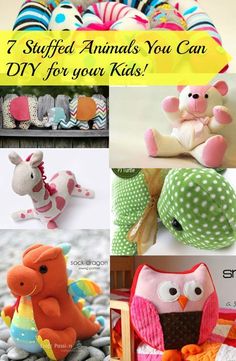 stuffed animals you can diy for your kids